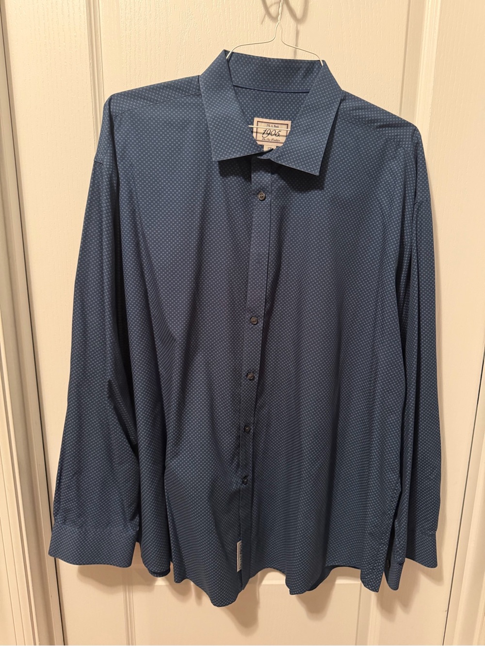 Jos. A. Bank Blue Microdot Dress Shirt